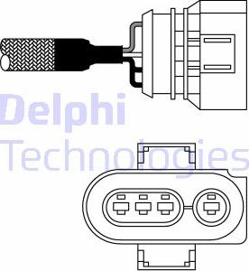 Delphi ES10977-12B1 - Oxygen, Lambda Sensor car-mod.net