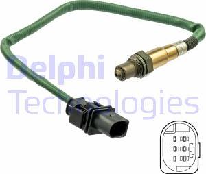 Delphi ES20552-12B1 - Oxygen, Lambda Sensor car-mod.net