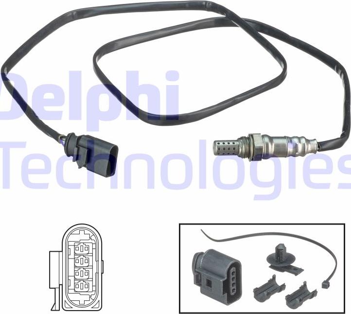 Delphi ES2052412B1 - Oxygen, Lambda Sensor car-mod.net