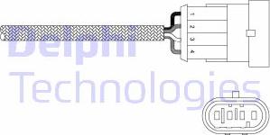 Delphi ES20344-12B1 - Oxygen, Lambda Sensor car-mod.net