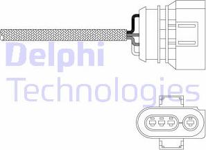 Delphi ES20347-12B1 - Oxygen, Lambda Sensor car-mod.net