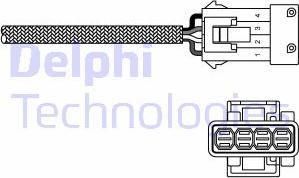 Delphi ES20293-12B1 - Oxygen, Lambda Sensor car-mod.net