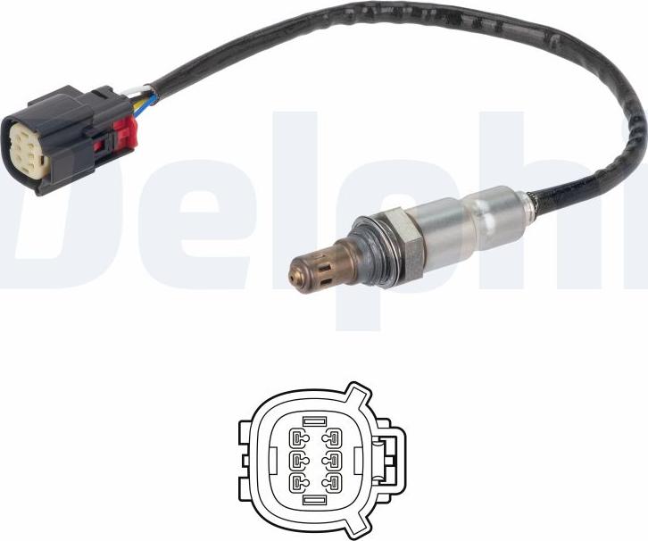 Delphi ES21414-12B1 - Oxygen, Lambda Sensor car-mod.net