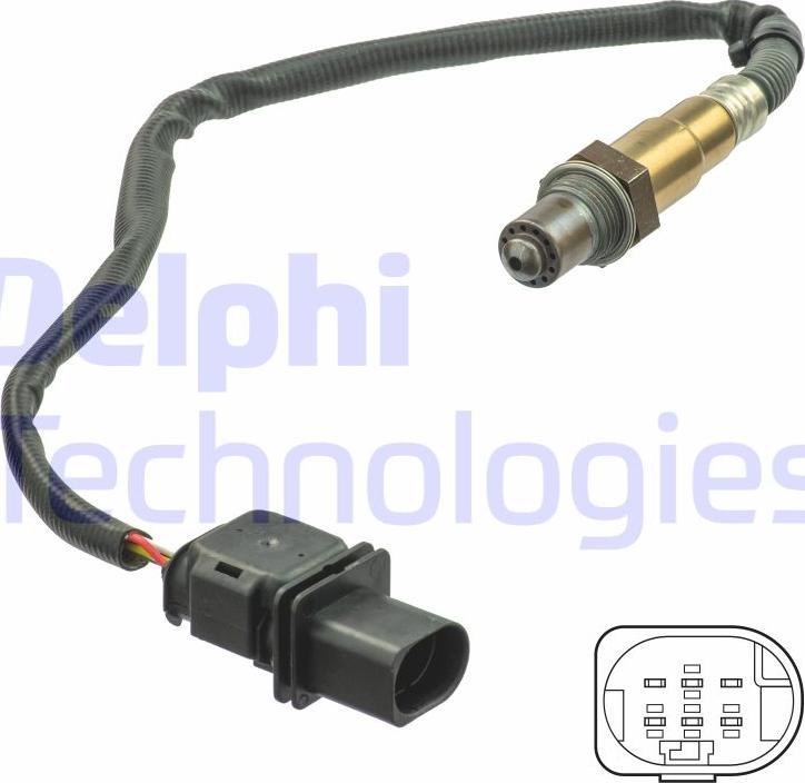 Delphi ES21159-12B1 - Oxygen, Lambda Sensor car-mod.net