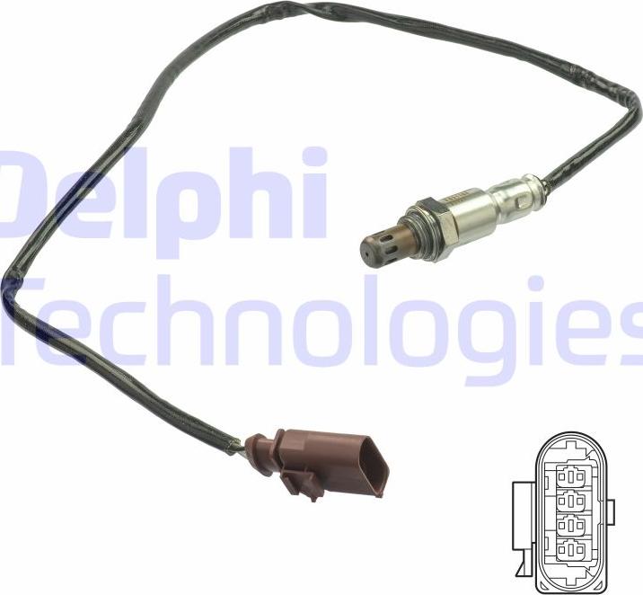 Delphi ES21164-12B1 - Oxygen, Lambda Sensor car-mod.net