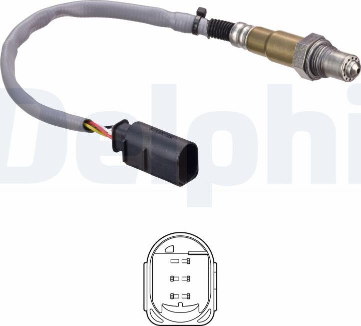 Delphi ES21133-18B1 - Oxygen, Lambda Sensor car-mod.net