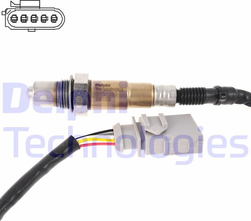 Delphi ES21394-12B1 - Oxygen, Lambda Sensor car-mod.net