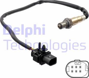 Delphi ES21351-12B1 - Oxygen, Lambda Sensor car-mod.net