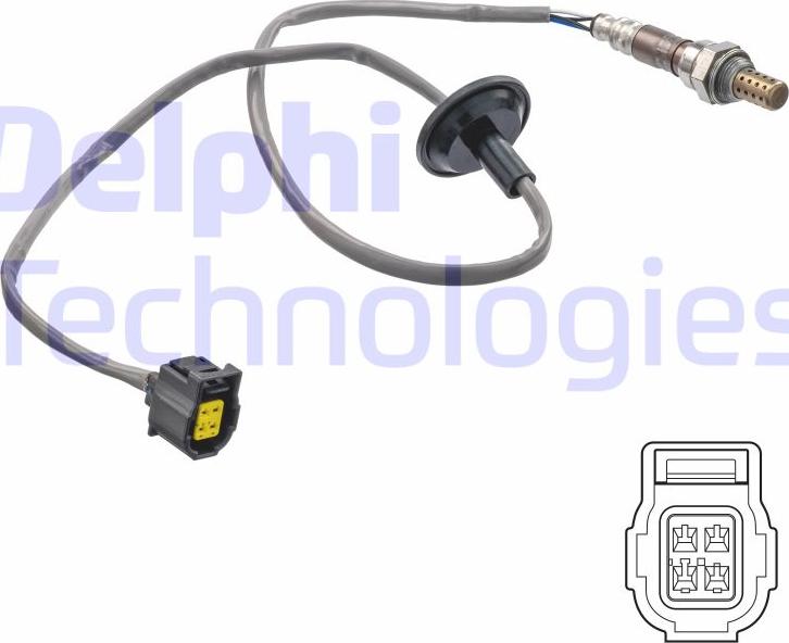 Delphi ES21335-12B1 - Oxygen, Lambda Sensor car-mod.net