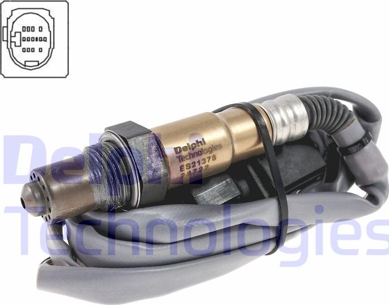 Delphi ES21378-12B1 - Oxygen, Lambda Sensor car-mod.net