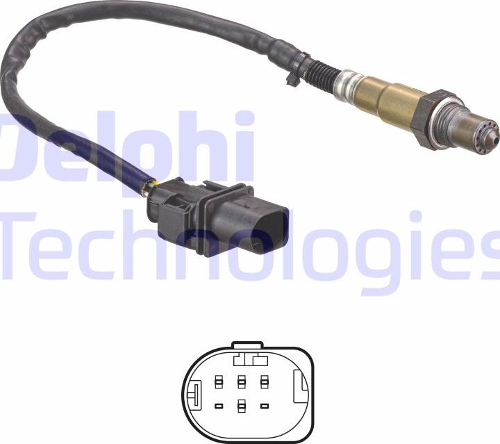 Delphi ES21299-12B1 - Oxygen, Lambda Sensor car-mod.net