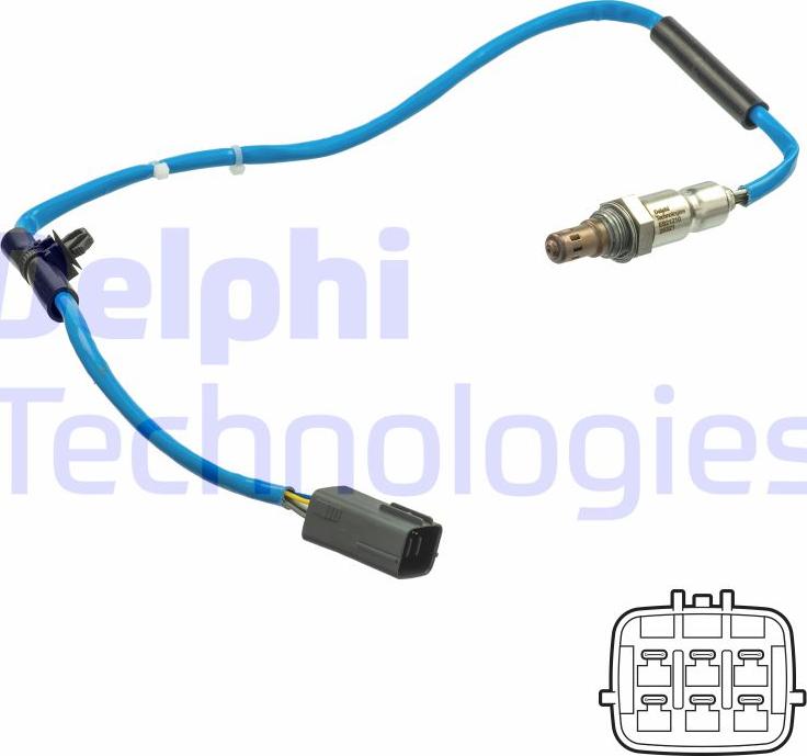 Delphi ES21210-12B1 - Oxygen, Lambda Sensor car-mod.net