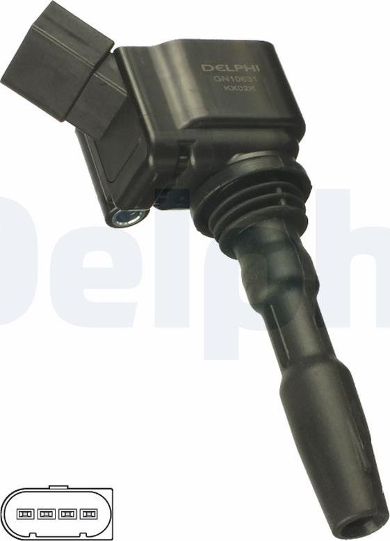 Delphi GN10631-15B1 - Ignition Coil car-mod.net
