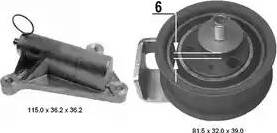 Delphi KDB463 - Timing Belt Set car-mod.net