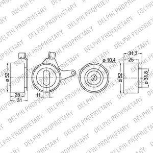 Delphi KDB247 - Timing Belt Set car-mod.net