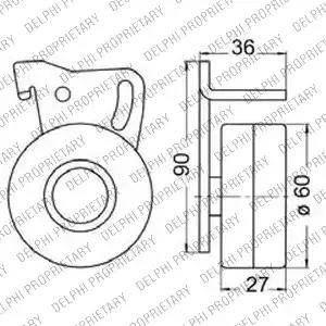 Delphi KDB236 - Timing Belt Set car-mod.net