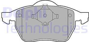 Delphi LP978 - Brake Pad Set, disc brake car-mod.net