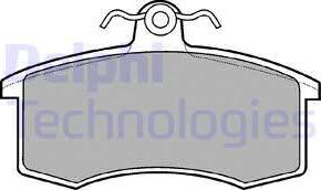 Delphi LP551 - Brake Pad Set, disc brake car-mod.net