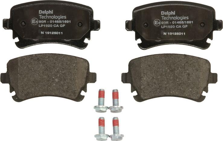Delphi LP1920 - Brake Pad Set, disc brake car-mod.net