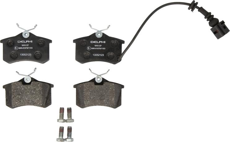 Delphi LP1815 - Brake Pad Set, disc brake car-mod.net