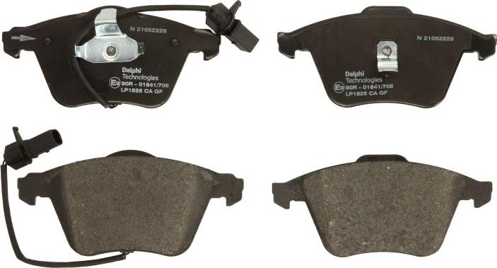 Delphi LP1825 - Brake Pad Set, disc brake car-mod.net