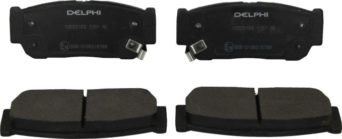 Delphi LP1797 - Brake Pad Set, disc brake car-mod.net