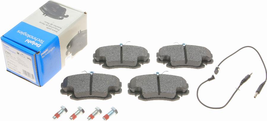 Delphi LP885 - Brake Pad Set, disc brake car-mod.net