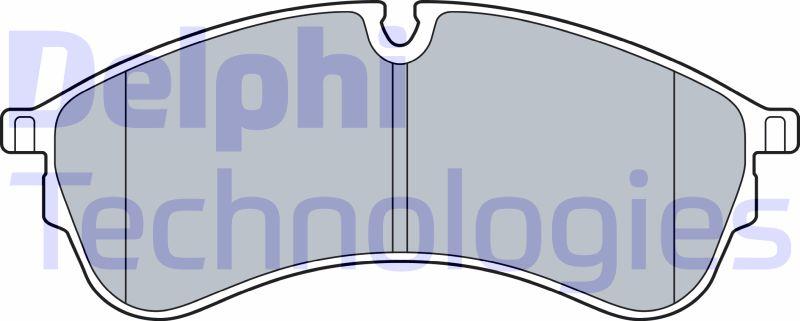 Delphi LP3545 - Brake Pad Set, disc brake car-mod.net