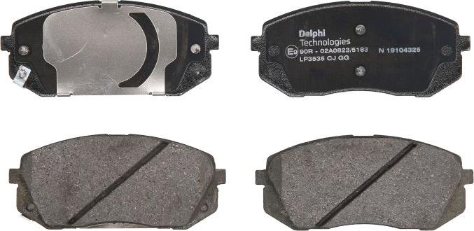 Delphi LP3535 - Brake Pad Set, disc brake car-mod.net