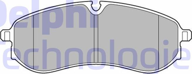 Delphi LP3641 - Brake Pad Set, disc brake car-mod.net