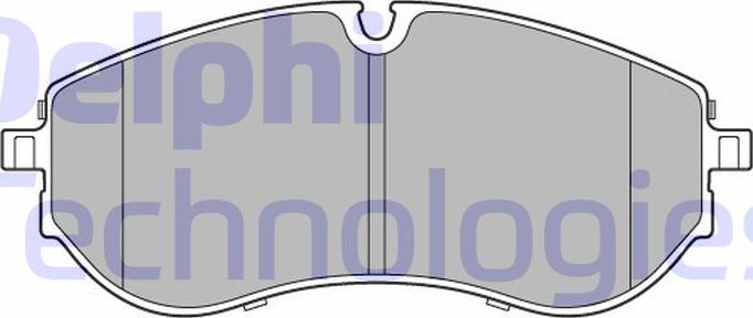Delphi LP3610 - Brake Pad Set, disc brake car-mod.net