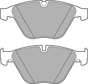 Akebono AN-4589K - Brake Pad Set, disc brake car-mod.net