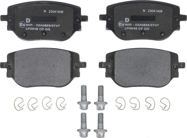 Delphi LP3848 - Brake Pad Set, disc brake car-mod.net