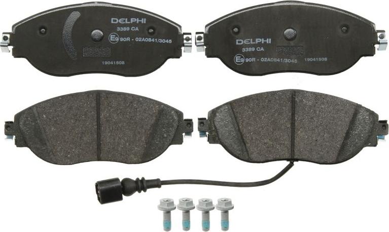 Delphi LP3389 - Brake Pad Set, disc brake car-mod.net