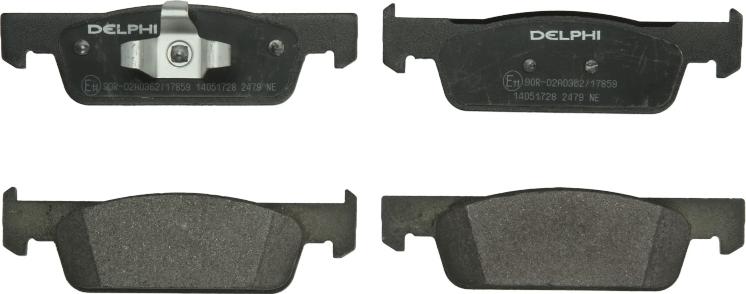 Delphi LP2479 - Brake Pad Set, disc brake car-mod.net
