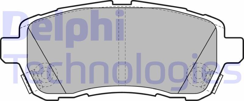 Delphi LP2069 - Brake Pad Set, disc brake car-mod.net