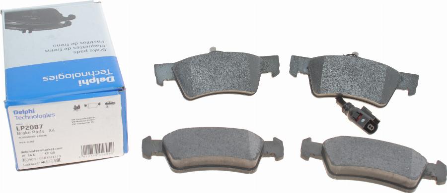 Delphi LP2087 - Brake Pad Set, disc brake car-mod.net