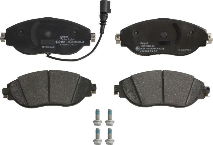 Delphi LP2250 - Brake Pad Set, disc brake car-mod.net