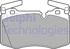 Delphi LP2235 - Brake Pad Set, disc brake car-mod.net