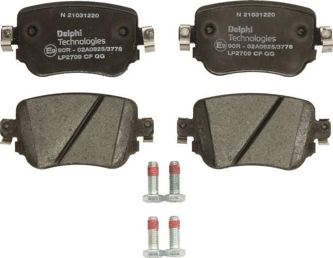 Delphi LP2709 - Brake Pad Set, disc brake car-mod.net