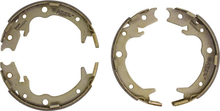 Delphi LS1900 - Brake Shoe Set, parking brake car-mod.net