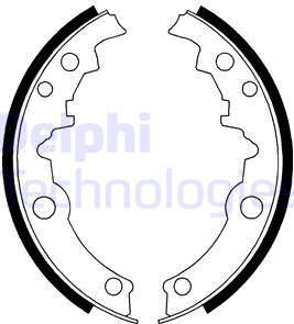 Delphi LS1794 - Drum Brake Shoe Set car-mod.net