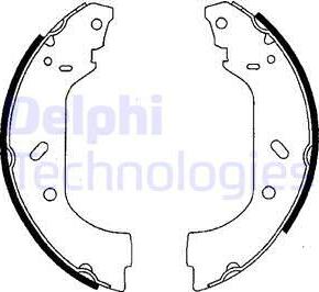 Delphi LS1715 - Drum Brake Shoe Set car-mod.net