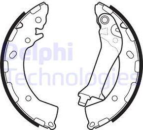 Delphi LS2150 - Drum Brake Shoe Set car-mod.net