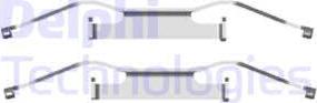 Delphi LX0439 - Accessory Kit for disc brake Pads car-mod.net