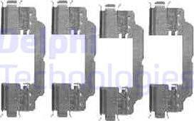 Delphi LX0475 - Accessory Kit for disc brake Pads car-mod.net