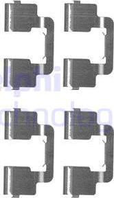 Delphi LX0506 - Accessory Kit for disc brake Pads car-mod.net