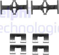 Delphi LX0297 - Accessory Kit for disc brake Pads car-mod.net