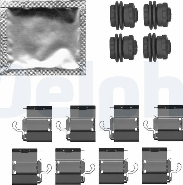 Delphi LX0787 - Accessory Kit for disc brake Pads car-mod.net