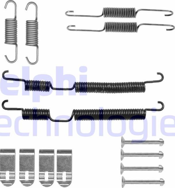 Delphi LY1432 - Accessory Kit, brake shoes car-mod.net